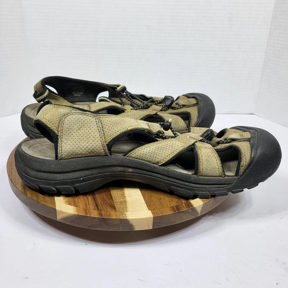 KEEN Arroyo II Hiking Sandals‎ Men Size 10 Tan Black Waterproof Leather